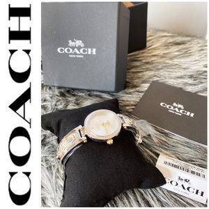 NWT authentic Coach silver watch